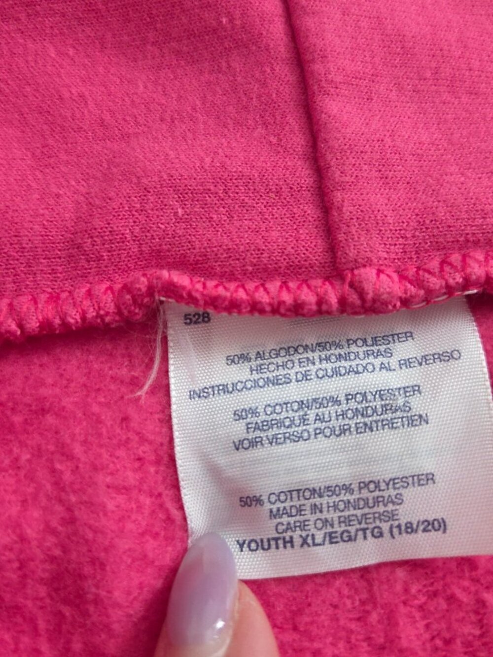 Vtg US Open Pink Hoodie Youth XL Tennis Athleisure Preppy Y2K Sporty Full Zip - Picture 12 of 16